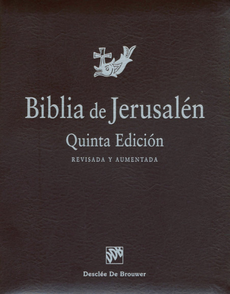 Biblia de Jerusalén manual 5ª edición con funda y cierre de cremallera